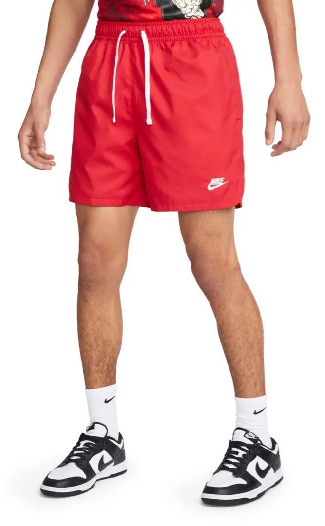 Red nike shorts mens hot sale