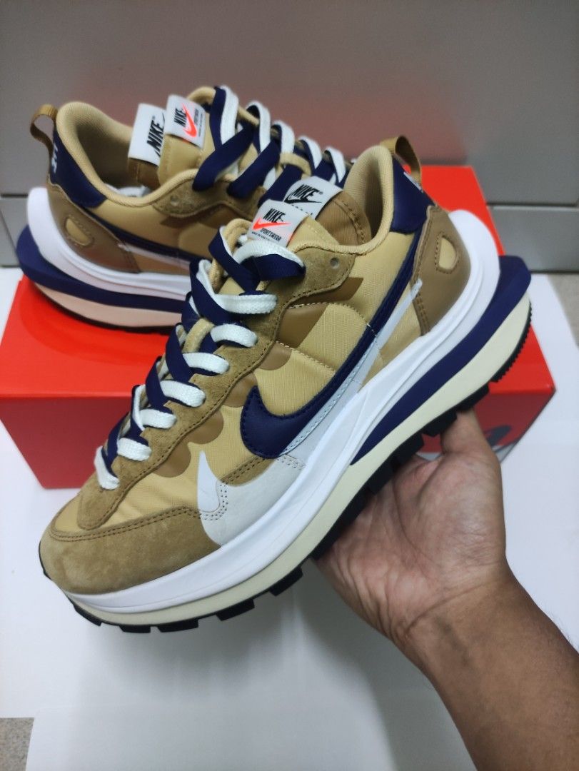 Nike X Sacai Vaporwaffle Sesame, Men's Fashion, Footwear, Sneakers