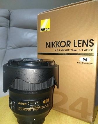 Nikon AF-S Nikon 24mm f/1.4G ED, 攝影器材, 鏡頭及裝備- Carousell