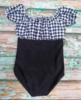Off shoulder and High waist Flower Swimsuit for sale!