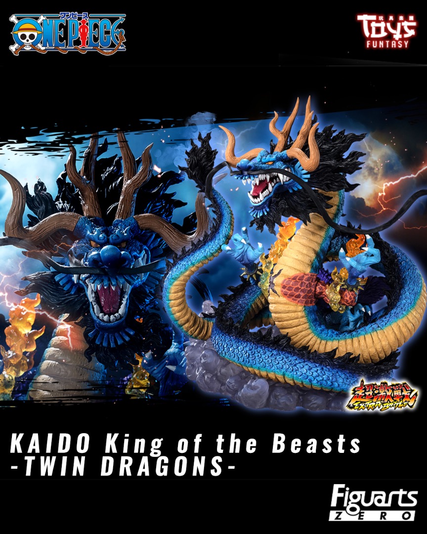 ONE PIECE FIGUARTS ZERO EXTRA BATTLE - KAIDO KING OF THE BEASTS TWIN DRAGONS