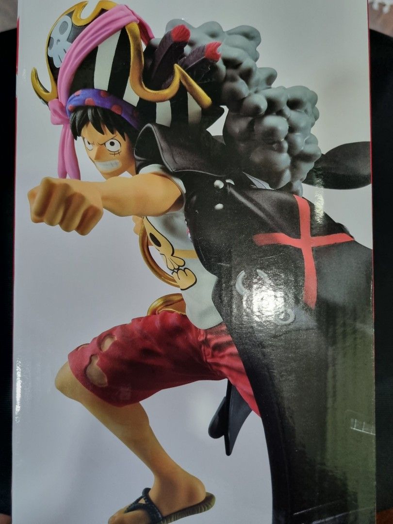 One Piece Film Red Kuji A Prize Luffy Figure, Hobbies & Toys, Toys