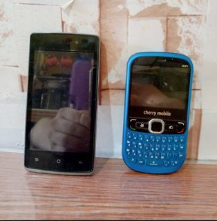 Oppo and cherry mobile old phone + sony batrery