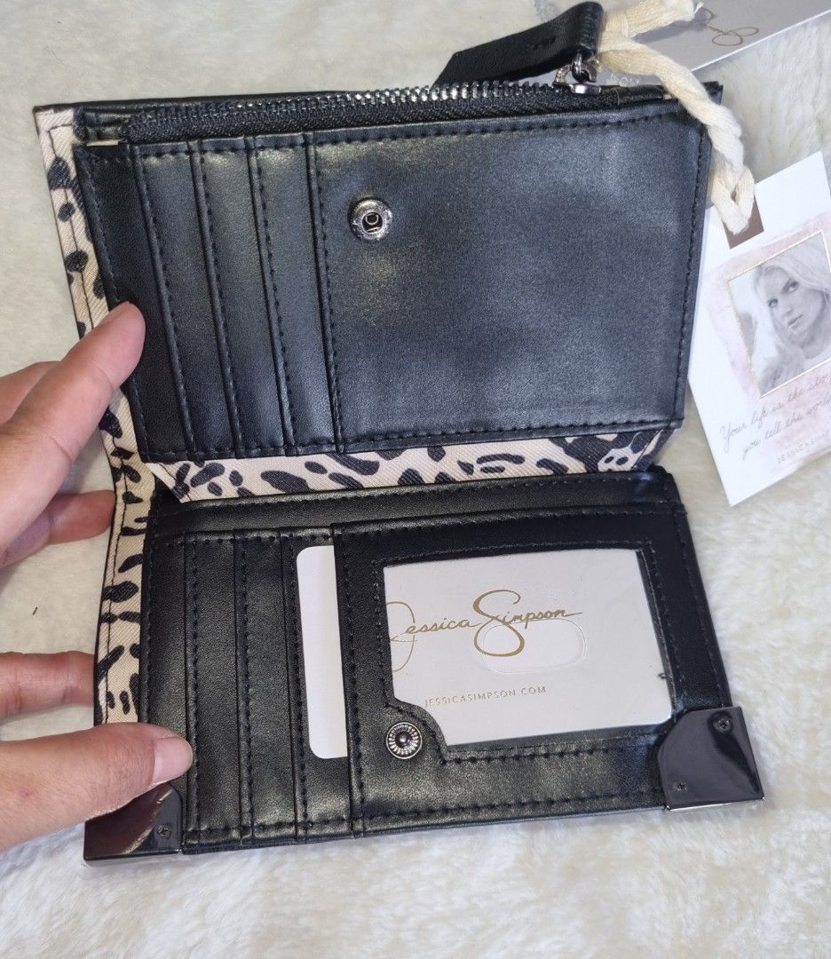 Original Jessica Simpson Wallet Medium Black Women s Fashion Bags Wallets Wallets Card holders on Carousell