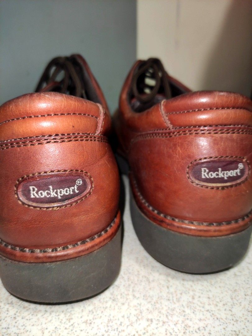 Original Leather Rockport USA size 10 not Hush Puppies CAT steel toe ...