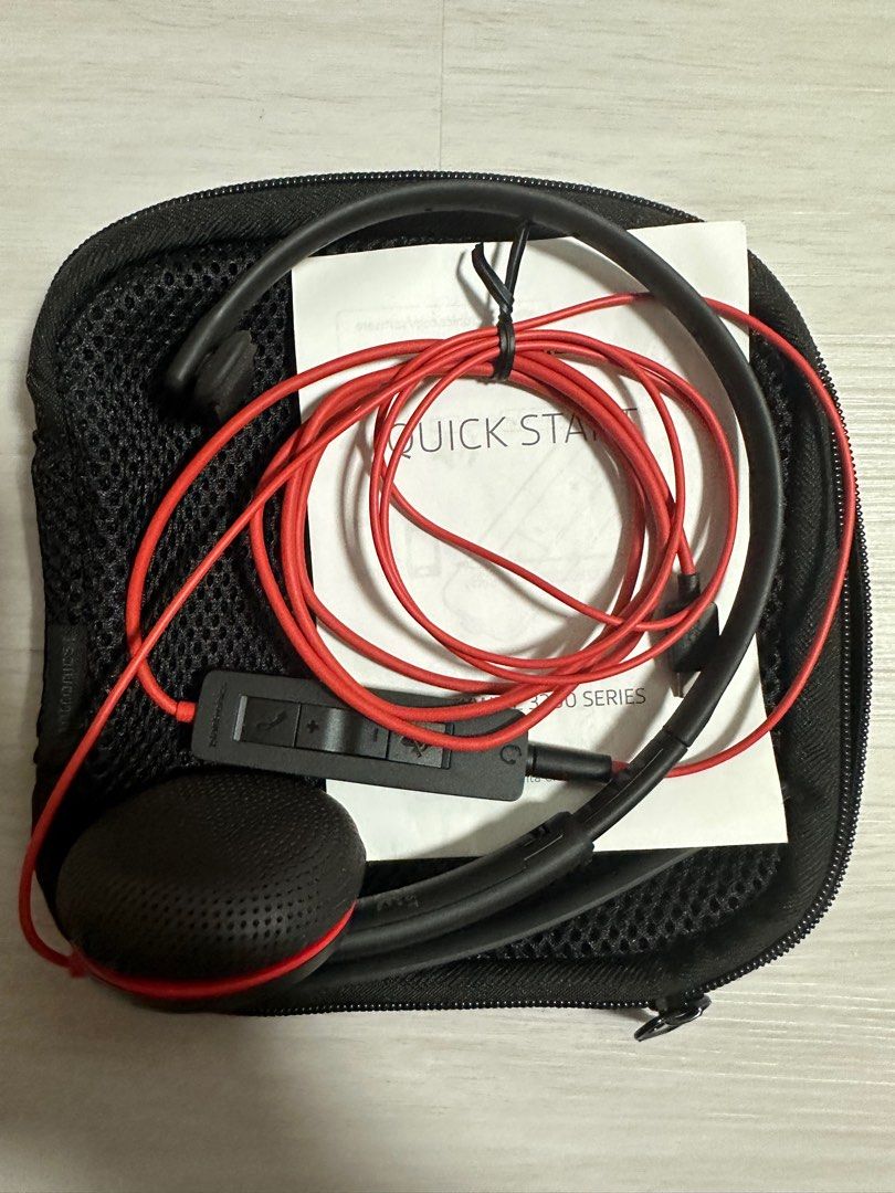 Plantronics Blackwire 3200 series Audio Earphones on Carousell