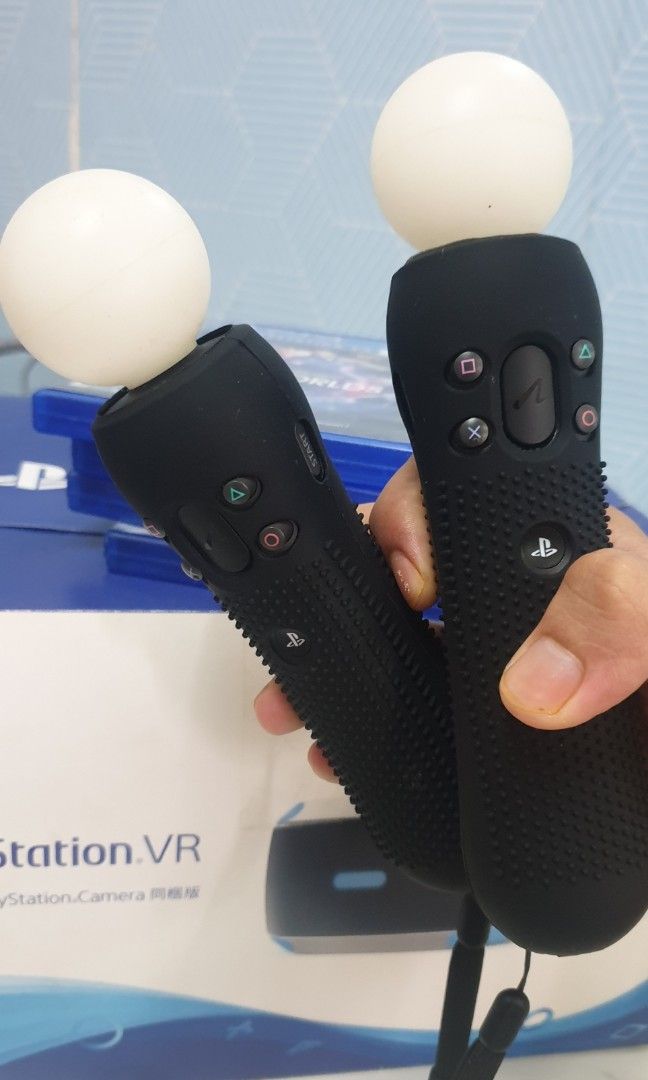 Playstation PSVR V2 Complete Set With 4 Games Worth RM380, Video Gaming