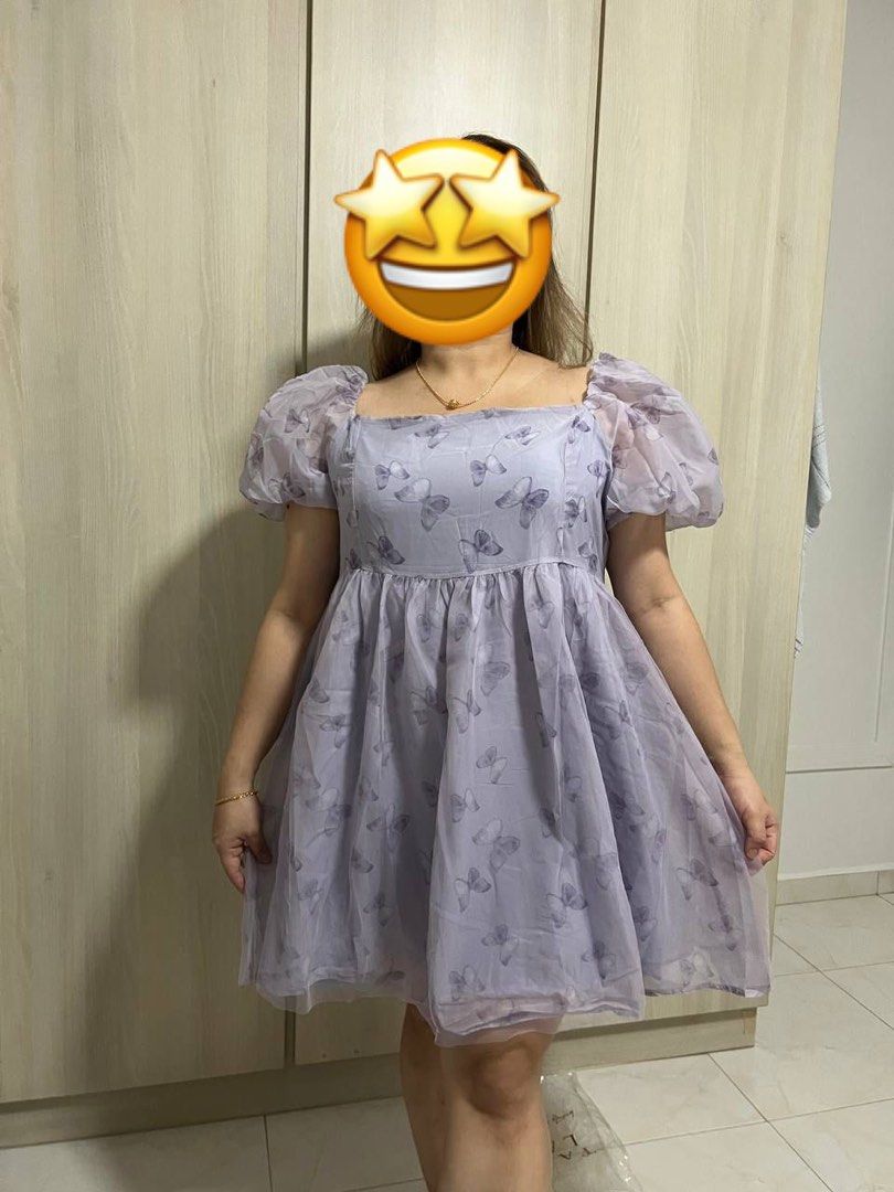 Plus size Korean puffy sleeves romantic fairy dress, Women's Fashion,  Dresses & Sets, Dresses on Carousell