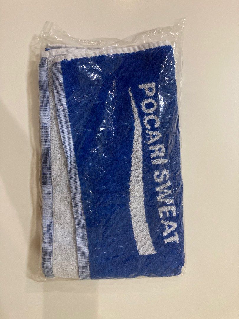 Pocari Sweat Towel, Furniture & Home Living, Bedding & Towels on Carousell