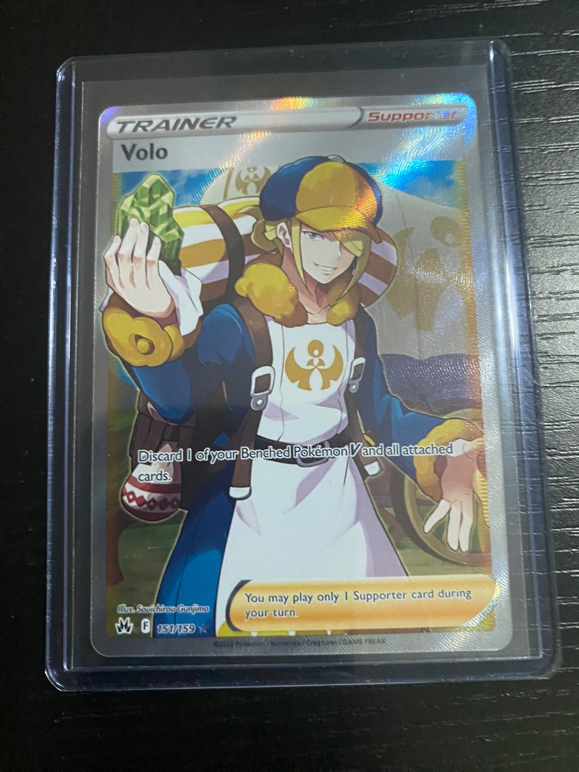 volo pokemon card value Pokmon TCG Volo (Full Art) Crown Zenith 151/159 Holo Ultra Rare NM