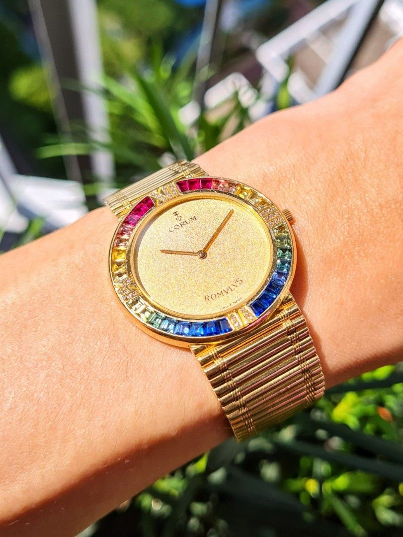 Rainbow sapphire deals watch