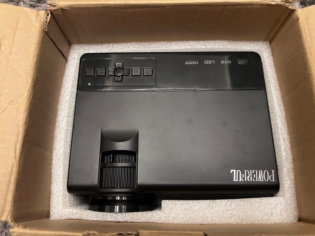 POWERFUL Q5 Quad-core Android LCD Projector (Category: Projectors) located in General Trias. Submitted by ideal.deals (Listing ID 1229385014, Image 1). Description: Complete Package with box No issue POWERFUL Q5 Quad-core Android LCD Projector 📽️ .