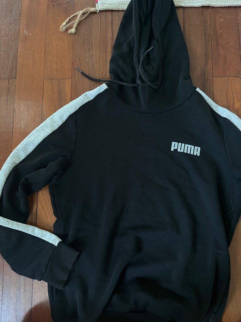 PUMA Black and grey comfy hoodie
