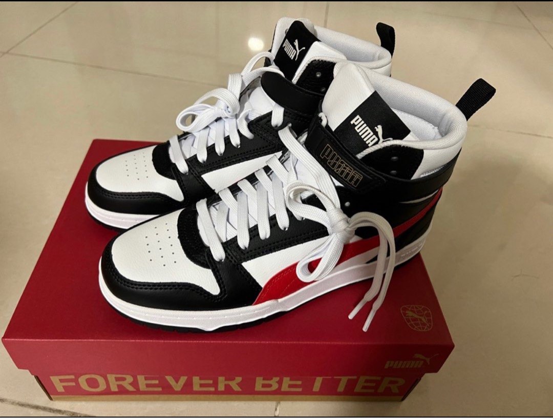 Puma red sneakers 80 sales