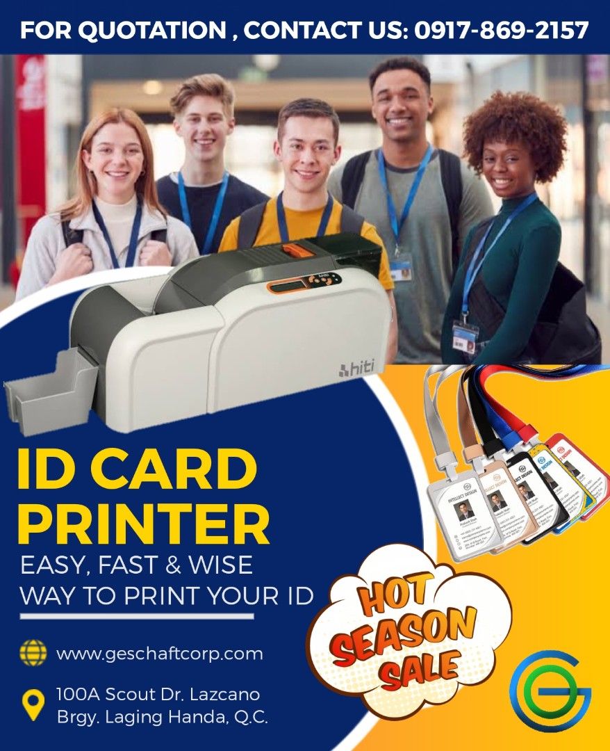 PVC ID CARD PRINTER, Computers & Tech, Printers, Scanners & Copiers on