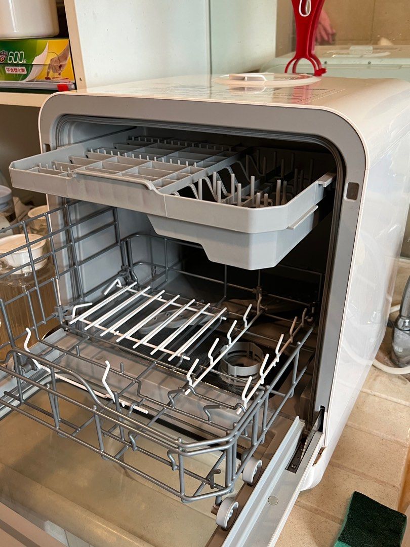 RASONIC 樂信牌 RDWJ6W 座檯式洗碗碟機 白色, 家庭電器, 廚房電器, 洗碗碟機 Carousell