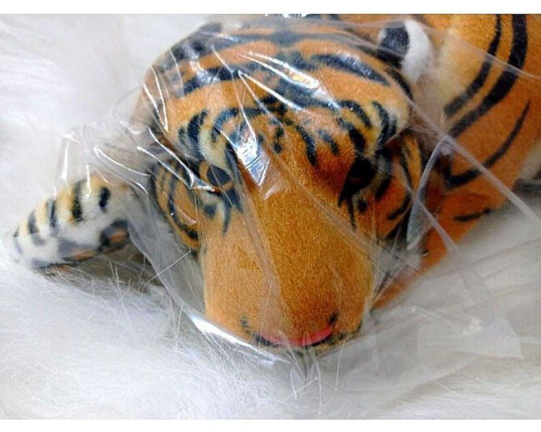 Realistic sales tiger plush