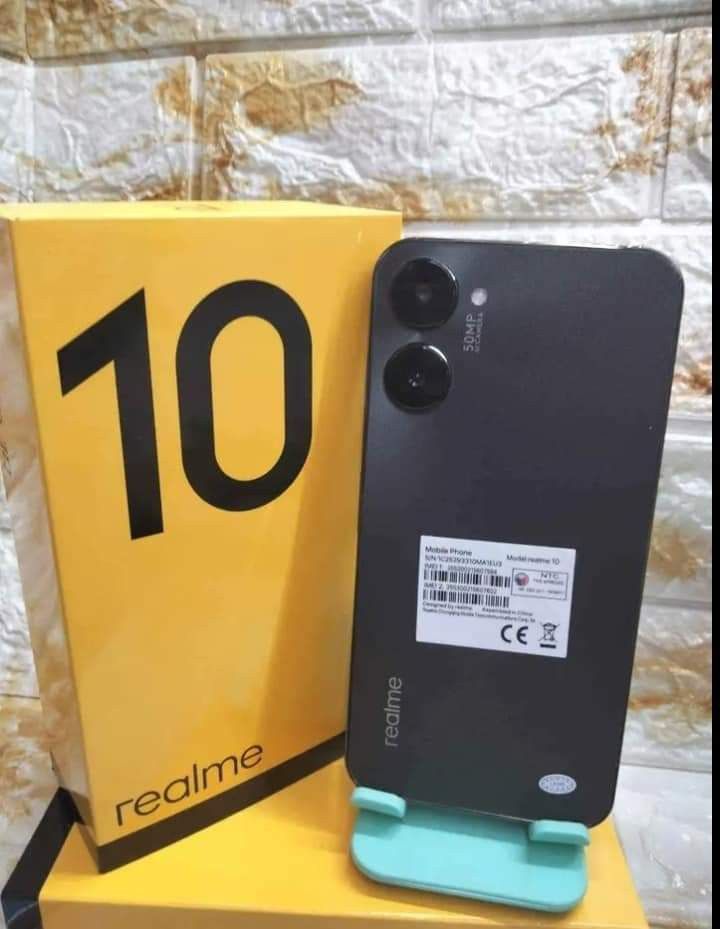 Realme 10(5G) (Category: Realme) located in Manila. Submitted by bautista666999 (Listing ID 1229449147, Image 1). Description: Realme 10(5G) PHP:3,800 Free Delivery BRANDNEW SEALED BOX SPECS: ✓ Color: BLACK,BLUE ✓ DIsplay:6.72 ” of Super AMOLED Capacitive touch screen (800 x 1280 pixels) ✓ OS: Android 12 ✓ CPU：Qualcomm, Snapdragon 720G Octa Core ✓ Memory: 8GB RAM ✓ Storage:128GB ROM ✓ Expandable up to 256Gb microSD card ✓ Connectivity: WiFi 802.1