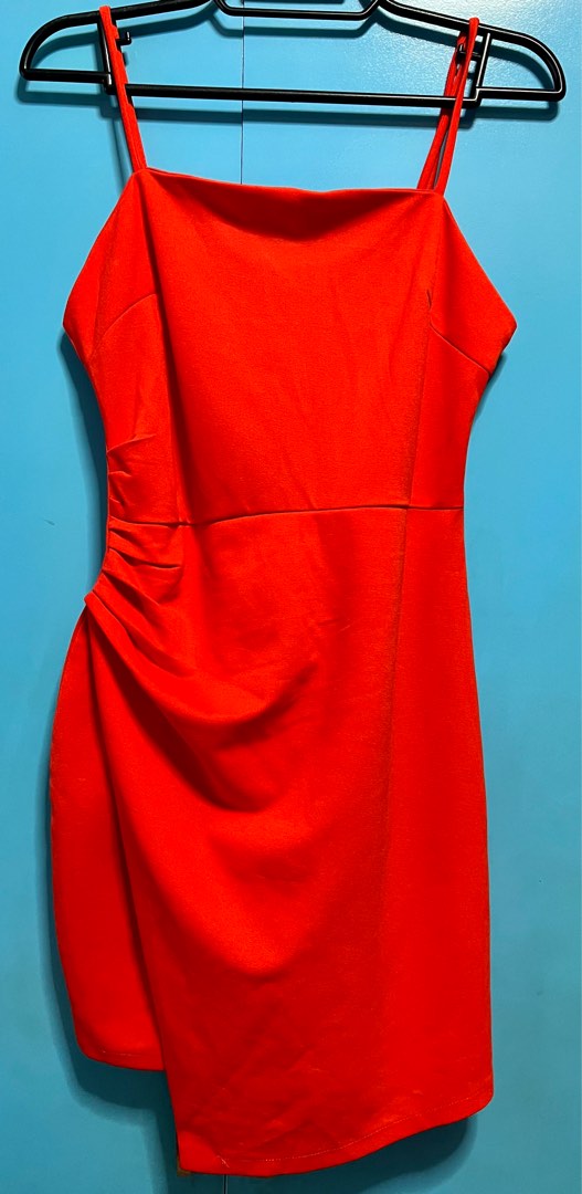Red Spaghetti Strap Dress on Carousell