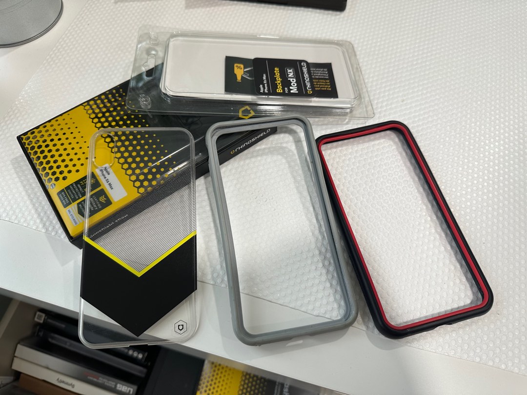 RHINOSHIELD IPHONE XS MAX SET, Mobile Phones & Gadgets, Mobile & Gadget  Accessories, Cases & Covers on Carousell