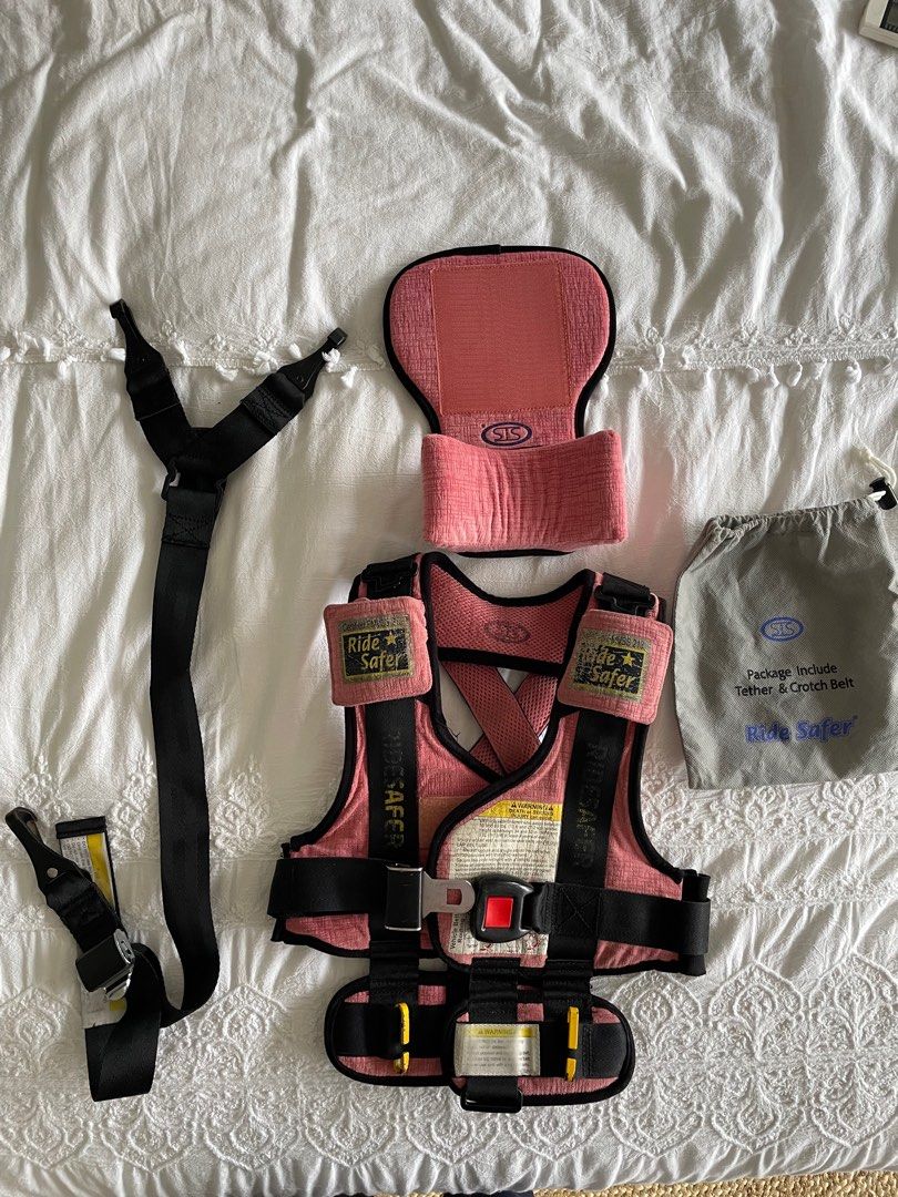 Ride Safer car seat vest, Babies & Kids, Going Out, Car Seats on Carousell