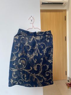 Rok Kantor/Kerja - Victorian Skirt Navy Classy Style