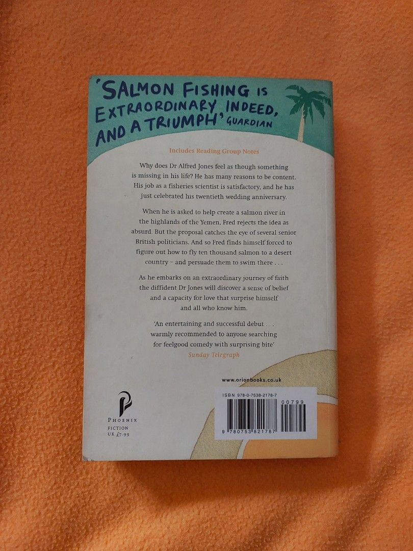 Salmon Fishing in the Yemen by Paul Torday - Book, Hobbies & Toys, Books &  Magazines, Storybooks on Carousell