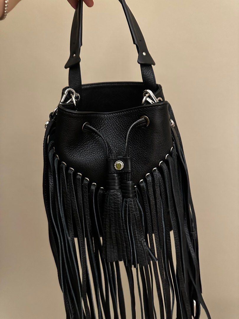 Fringe sales bucket bag