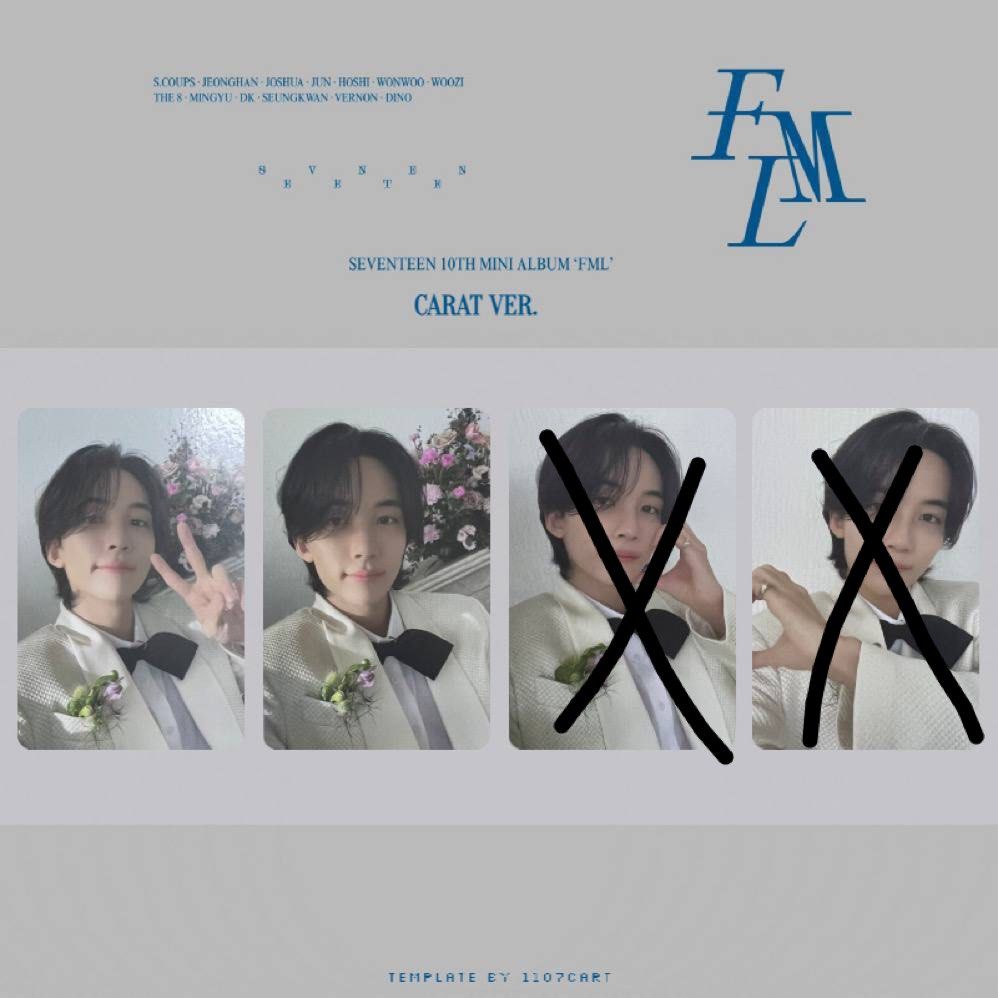 換］Seventeen FML Carat Ver小卡, 興趣及遊戲, 收藏品及紀念品, 韓流