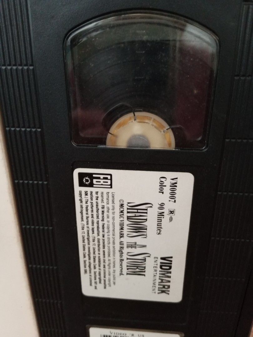Shadows in the storm VHS TAPE (Category: Storybooks) located in Subic. Submitted by buddyhollyfan (Listing ID 1229270064, Image 2). Description: Untested - I have no time to test Clean tape Manage your expectations when it comes to old items Sure buyers only don't want a long conversation Payment Method Gcash Shipping thru LBC only for now.