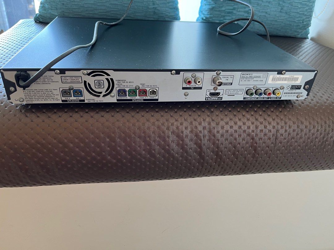 Sony Home Theatre HBDDZ640K with four speakers available for pick up