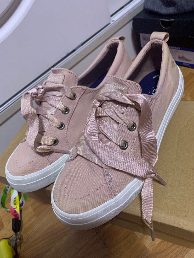 Sperry Satin lace Women s Fashion Footwear Sneakers on Carousell
