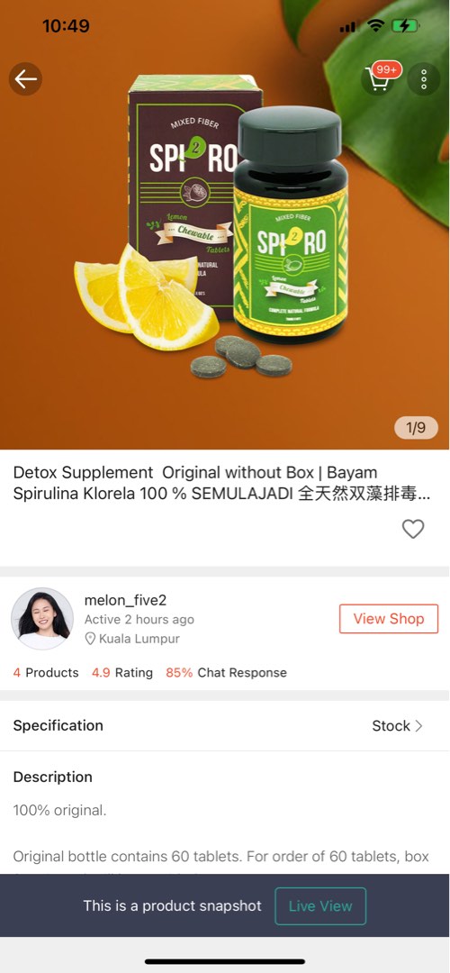 Spiro, Health & Nutrition, Health Supplements, Vitamins & Supplements