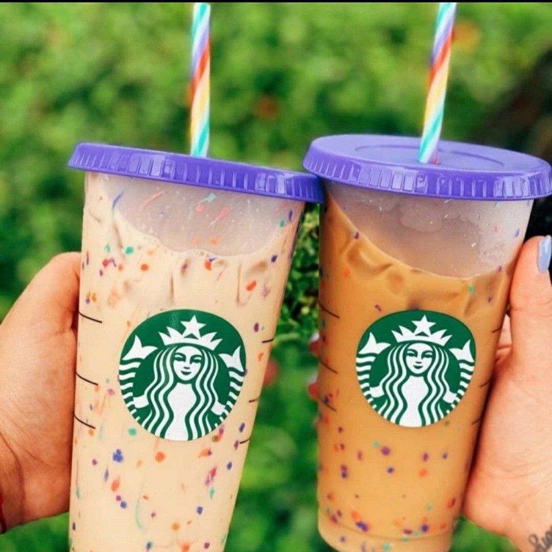 STARBUCKS TUMBLER / STARBUCKS TUMBLR / STARBUCKS CONFETTI TUMBLR