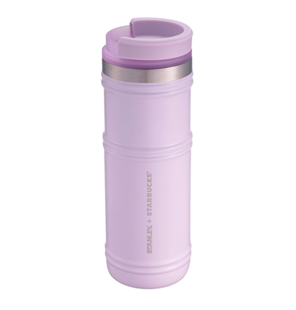  STANLEY Lilac Tumbler, 16 oz Stainless Steel Bottle,  Starbucks Water Bottle, Staba : Home & Kitchen