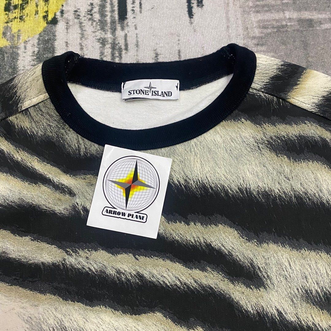 Stone island zebra sweatshirt sales