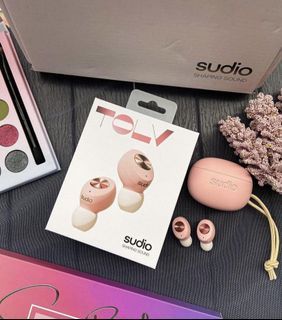 Sudio TOLV Wireless Earbuds (Baby Pink)