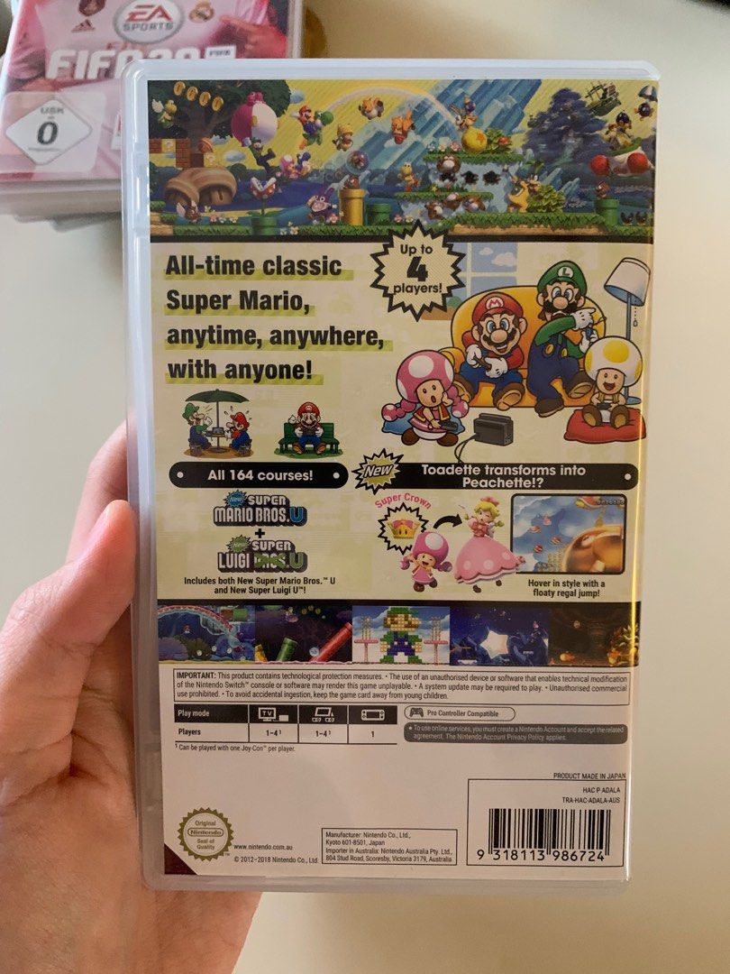 Super Mario Bros U Deluxe, Video Gaming, Video Games, Nintendo on Carousell