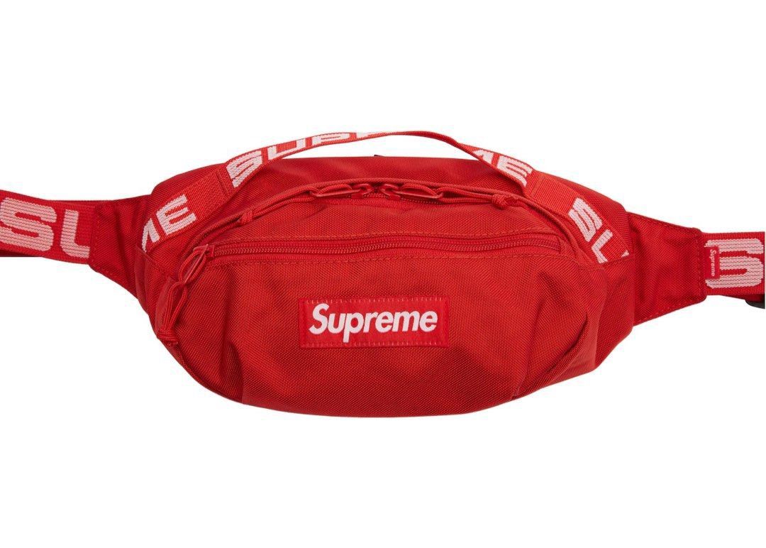 Supreme SS18 Waist Bag Red Original Men s Fashion Bags Sling