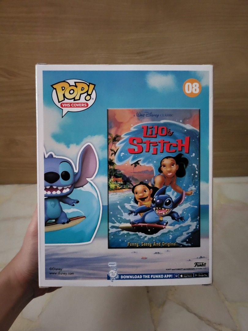 Funko Pop! VHS Covers - Lilo & Stitch - Stitch on Surfboard #08