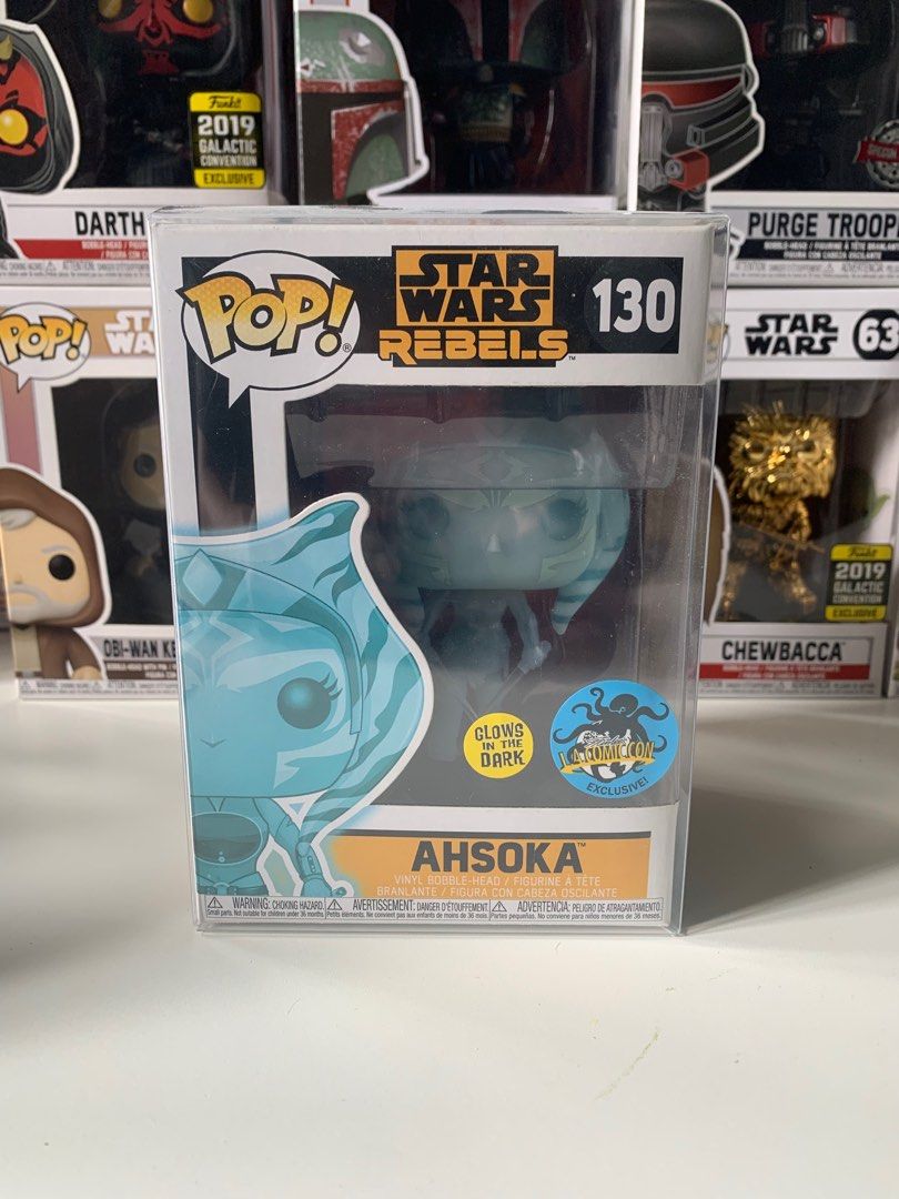 SW Rebels Ahsoka (LACC) (Glow) Funko Pop, Hobbies & Toys, Memorabilia