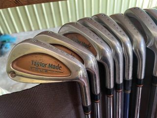 Taylormade putter, iron and wood club set