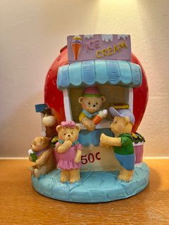 Teddy bear coin piggy bank