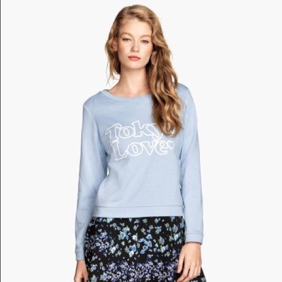 Love sweatshirt h&m discount