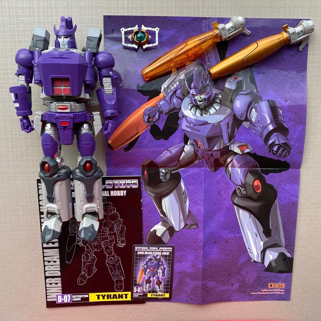 Transformers DX9 Tyrant Masterpiece Style Galvatron, Hobbies & Toys