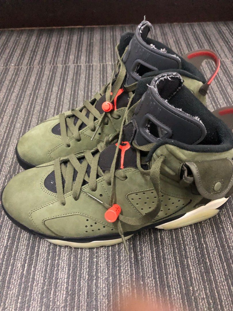 travis scott 6 olive outfit