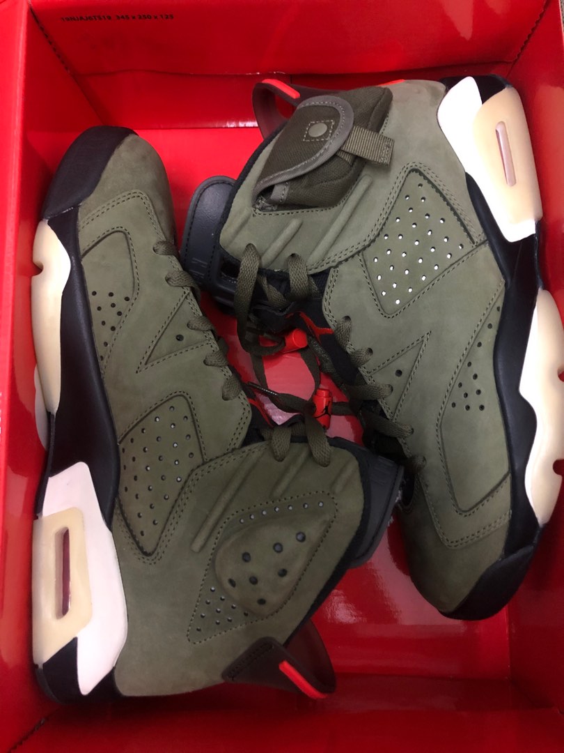 travis scott 6s olive