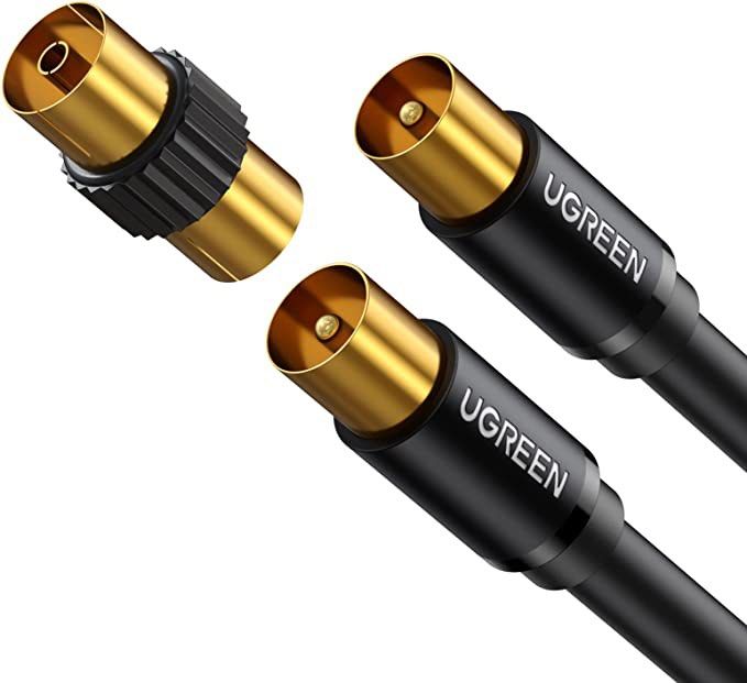 UGREEN TV Aerial Cable Male to Male/Female TV Coaxial Cable Ferrite