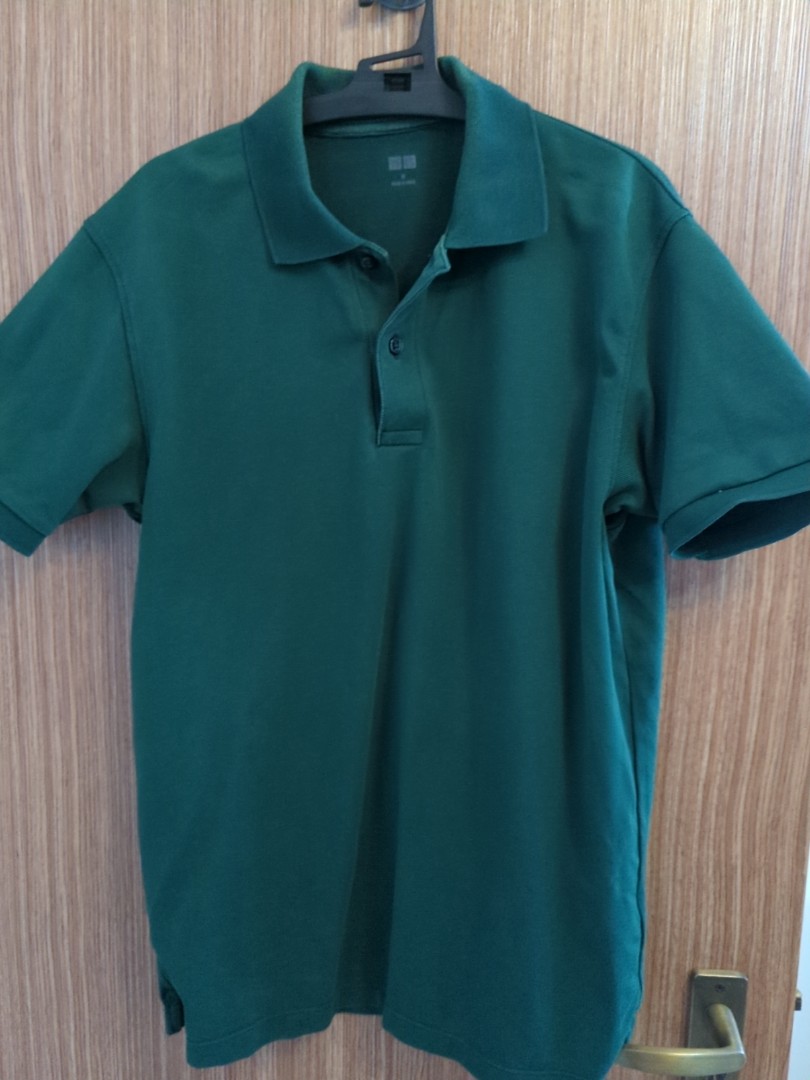 Uniqlo Green Polo, Men's Fashion, Tops & Sets, Tshirts & Polo Shirts on ...