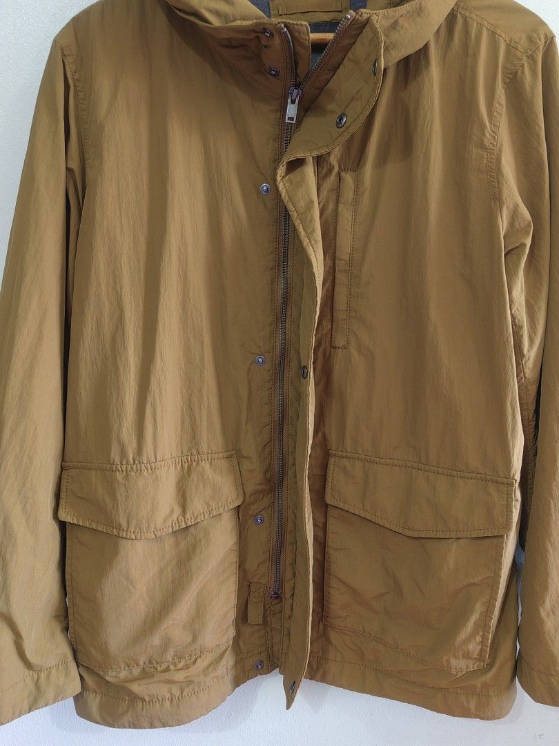 MENS SMOOTH JERSEY LINED PARKA  UNIQLO TH